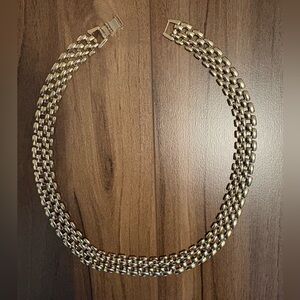 Gold Chain Choker Necklace